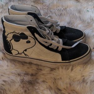 Vans SK8 Hi Reissue Peanuts Joe Cool Black